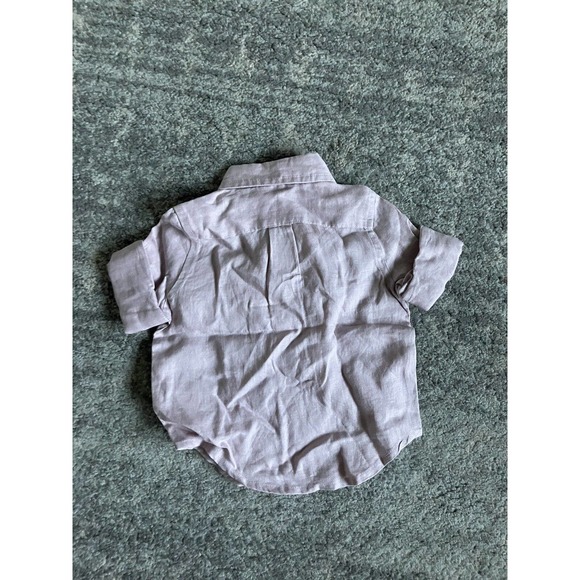 Baby Janie And Jack Button Up T-shirt 6-12 Months Pink Q8 - Picture 4 of 6